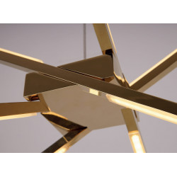 PAKABINAMAS LED ŠVIESTUVAS SPIDER D114 33W AUKSO SPALVOS kaina