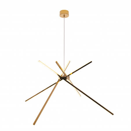 PAKABINAMAS LED ŠVIESTUVAS MAXLIGHT SPIDER D114 33W AUKSO SPALVOS P0457