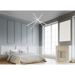 PAKABINAMAS LED ŠVIESTUVAS SPIDER D114 33W BALTAS kaina