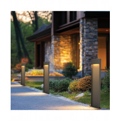 PASTATOMAS LED ŠVIESTUVAS E447 6,5W TAMSIAI PILKAS kaina