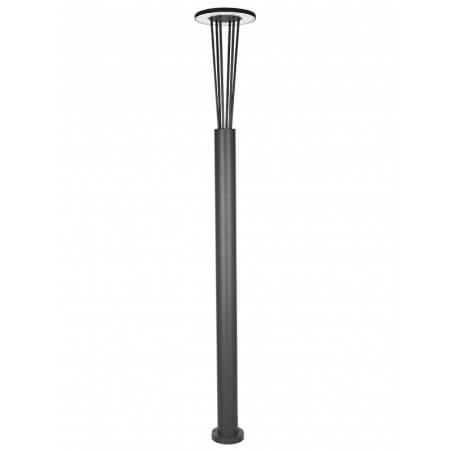 PASTATOMAS LED ŠVIESTUVAS ZAMBELIS E445 15,5W TAMSIAI PILKAS