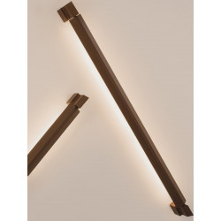 SIENINIS LED ŠVIESTUVAS E430 H55 12W 350° RUDAS kaina