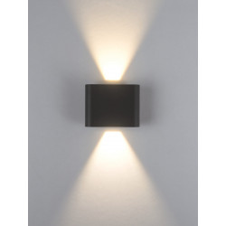 SIENINIS LED ŠVIESTUVAS E433 6W JUODAS internetu