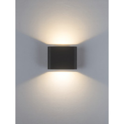 SIENINIS LED ŠVIESTUVAS E433 6W JUODAS pristatymas