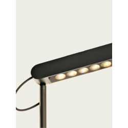 PASTATOMAS LED ŠVIESTUVAS E407 8W JUODAS kaina