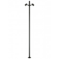 PASTATOMAS LED ŠVIESTUVAS E405 17W JUODAS