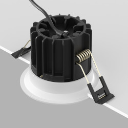 Įleidžiamas LED šviestuvas Round 3000K 12W 50° BALTAS pigiau