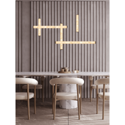 PAKABINAMAS LED ŠVIESTUVAS 25421 93W L105 JUODAS kaina