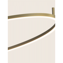 LUBINIS LED ŠVIESTUVAS 25411 L140 69W AUKSO SPALVOS kaina