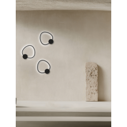 LUBINIS | SIENINIS LED ŠVIESTUVAS 25409 L46 26W JUODAS kaina