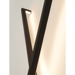 SIENINIS LED ŠVIESTUVAS 25321 H81 10W JUODAS kaina