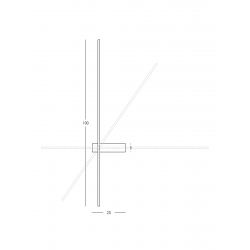 SIENINIS LED ŠVIESTUVAS 25318 H100 14W JUODAS pigiau
