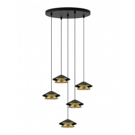 PAKABINAMAS LED ŠVIESTUVAS ZAMBELIS 25453 45W JUODAS | AUKSO SPALVOS