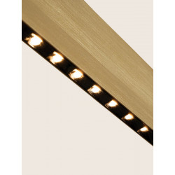 PAKABINAMAS LED ŠVIESTUVAS 25196 L152 46W AUKSO SPALVOS pigiau