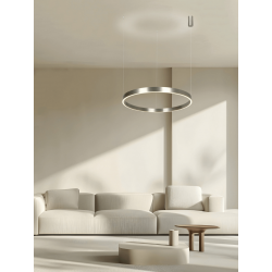 PAKABINAMAS LED ŠVIESTUVAS 25369 D80 70W NIKELIO SPALVOS DIM internetu