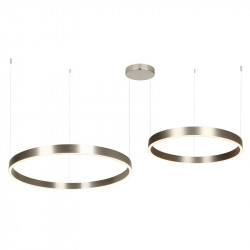 PAKABINAMAS LED ŠVIESTUVAS 25373 D60-80 118W NIKELIO SPALVOS DIM