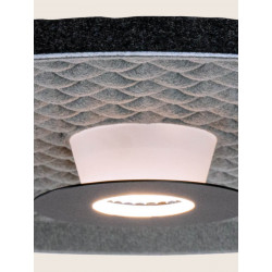 PAKABINAMAS LED ŠVIESTUVAS 25176 D45 13W PILKAS kaina