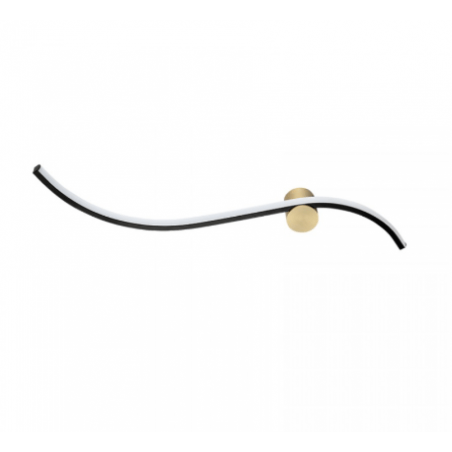 SIENINIS LED ŠVIESTUVAS ZAMBELIS 25266 L65 14W JUODAS | AUKSO SPALVOS