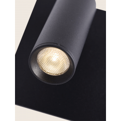 ĮLEIDŽIAMAS SIENINIS LED ŠVIESTUVAS 25281 3W JUODAS kaina