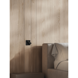 ĮLEIDŽIAMAS SIENINIS LED ŠVIESTUVAS 25281 3W JUODAS pigiau