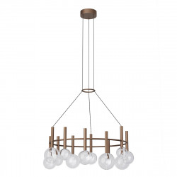PAKABINAMAS LED ŠVIESTUVAS BOLLA 12 53W CCT RUDAS DIM kaina