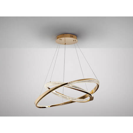 PAKABINAMAS LED ŠVIESTUVAS SCHULLER ORBITAS D80 AUKSO SPALVOS 554107