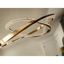 PAKABINAMAS LED ŠVIESTUVAS ORBITAS D80 68W AUKSO SPALVOS pigiau