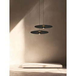 PAKABINAMAS LED ŠVIESTUVAS 2587 D55 21W JUODAS kaina