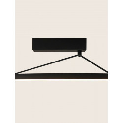 LUBINIS LED ŠVIESTUVAS 2562 D60 42W JUODAS kaina