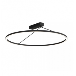 LUBINIS LED ŠVIESTUVAS 2563 D80 51W JUODAS