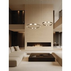 PAKABINAMAS LED ŠVIESTUVAS 25374 D80 | D60 118W RUDAS kaina