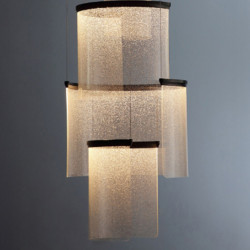 Pakabinamas LED šviestuvas Aurora D65 juodas kaina