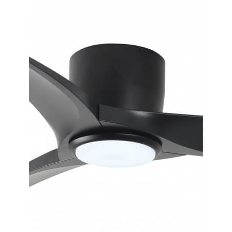 LUBINIS LED ŠVIESTUVAS SU VENTILIATORIUMI ZAMBELIS 25397 18W JUODAS