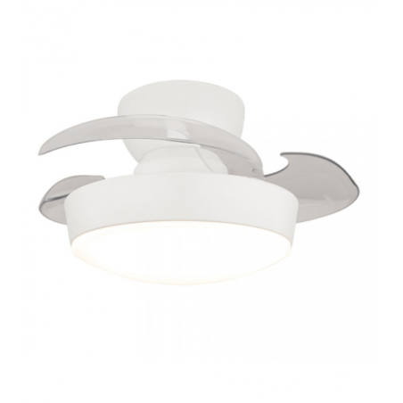 LUBINIS LED ŠVIESTUVAS SU VENTILIATORIUMI ZAMBELIS 25329 20W BALTAS