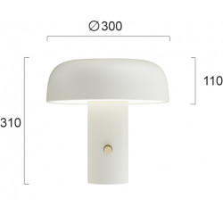 STALINIS LED ŠVIESTUVAS DEVA 18W KREMINĖS SPALVOS kaina