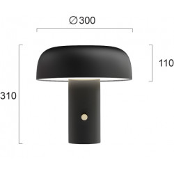 STALINIS LED ŠVIESTUVAS DEVA 18W JUODAS pigiau