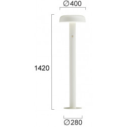 PASTATOMAS LED ŠVIESTUVAS DEVA 28W KREMINĖS SPALVOS kaina