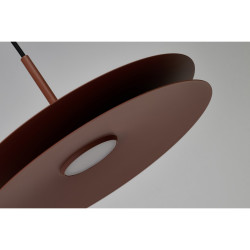 PAKABINAMAS LED ŠVIESTUVAS DISC 12W RUDAS kaina