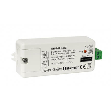 VALDIKLIS SUNRICHER BLUETOOTH TUYA DALI | 0/1-10V | PUSH DIM SR-2421-BL-TY