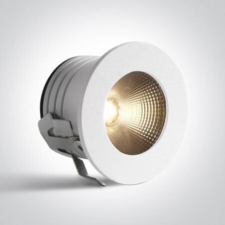 ĮLEIDŽIAMAS LED ŠVIESTUVAS ONE LIGHT 10103B/W/V 3W BALTAS