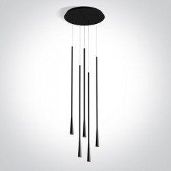 PAKABINAMAS LED ŠVIESTUVAS 63076C/B/W 235W JUODAS
