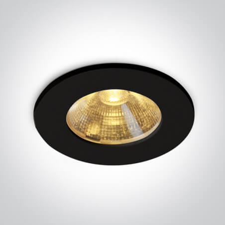 ĮLEIDŽIAMAS LED ŠVIESTUVAS ONE LIGHT 10103C/B/W 3W JUODAS
