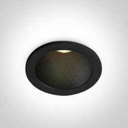ĮLEIDŽIAMAS LED ŠVIESTUVAS 10103J/B/W 3W JUODAS