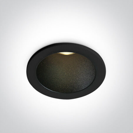 ĮLEIDŽIAMAS LED ŠVIESTUVAS ONE LIGHT 10103J/B/W 3W JUODAS
