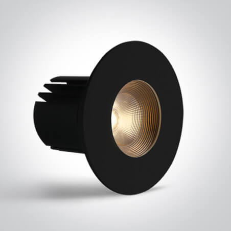 ĮLEIDŽIAMAS LED ŠVIESTUVAS ONE LIGHT 10107HA/W/V 6,5W JUODAS