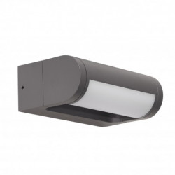 SIENINIS LED ŠVIESTUVAS CORTEN 12W 4000K TAMSIAI PILKAS