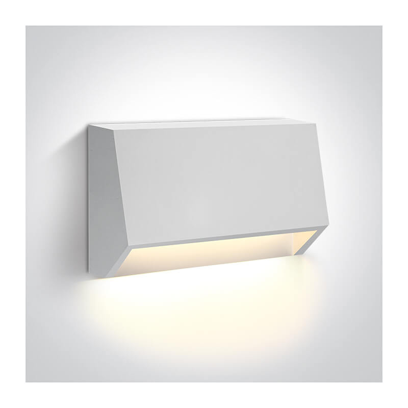 SIENINIS LED ŠVIESTUVAS ONE LIGHT 67386A/W/V 1,5W BALTAS
