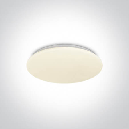 LUBINIS LED ŠVIESTUVAS ONE LIGHT 62026B/V D39 24W BALTAS