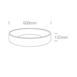 LUBINIS LED ŠVIESTUVAS 67452/W/V D60 42W ANTRACITO SPALVOS kaina