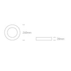 LUBINIS LED ŠVIESTUVAS 62115F/B/V D24 15W JUODAS kaina